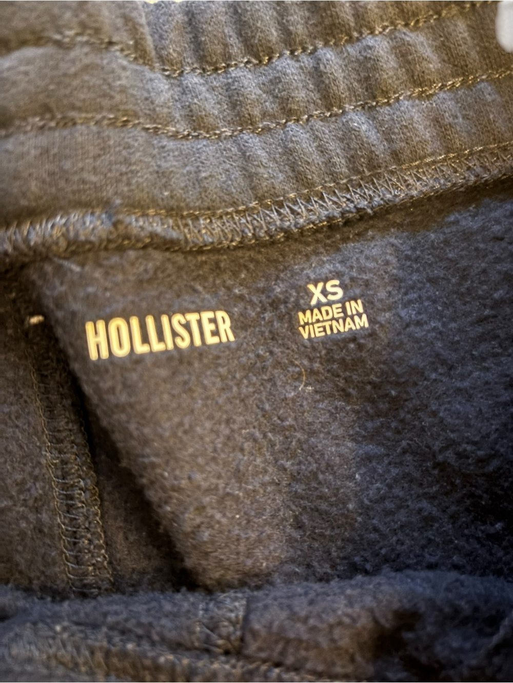 Hollister Wide-Leg Navy SweatPants Women’s Size XS - Picture 2 of 3